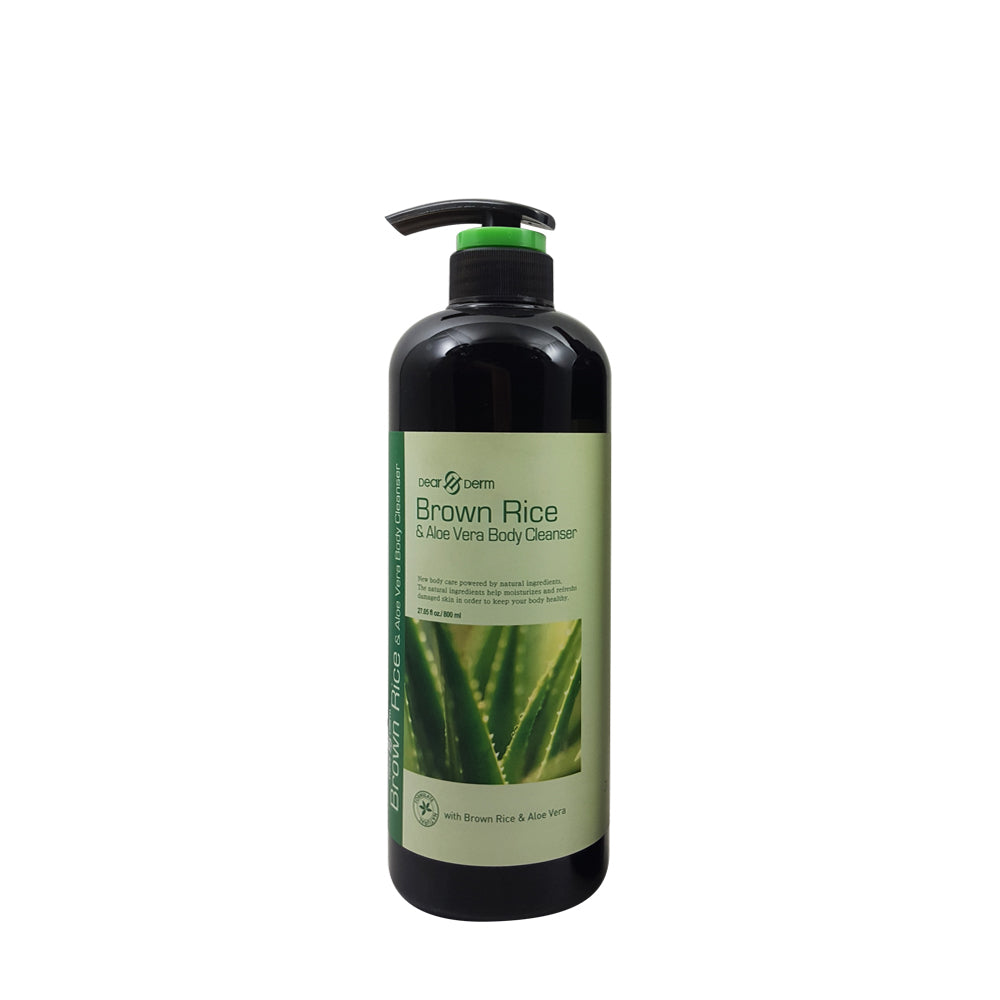 Dearderm Brown Rice & Aloe Vera Body Cleanser 27.05 fl.oz. / 800ml