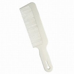 Scalpmaster Barber Clipper Comb, White - 8-1/2"