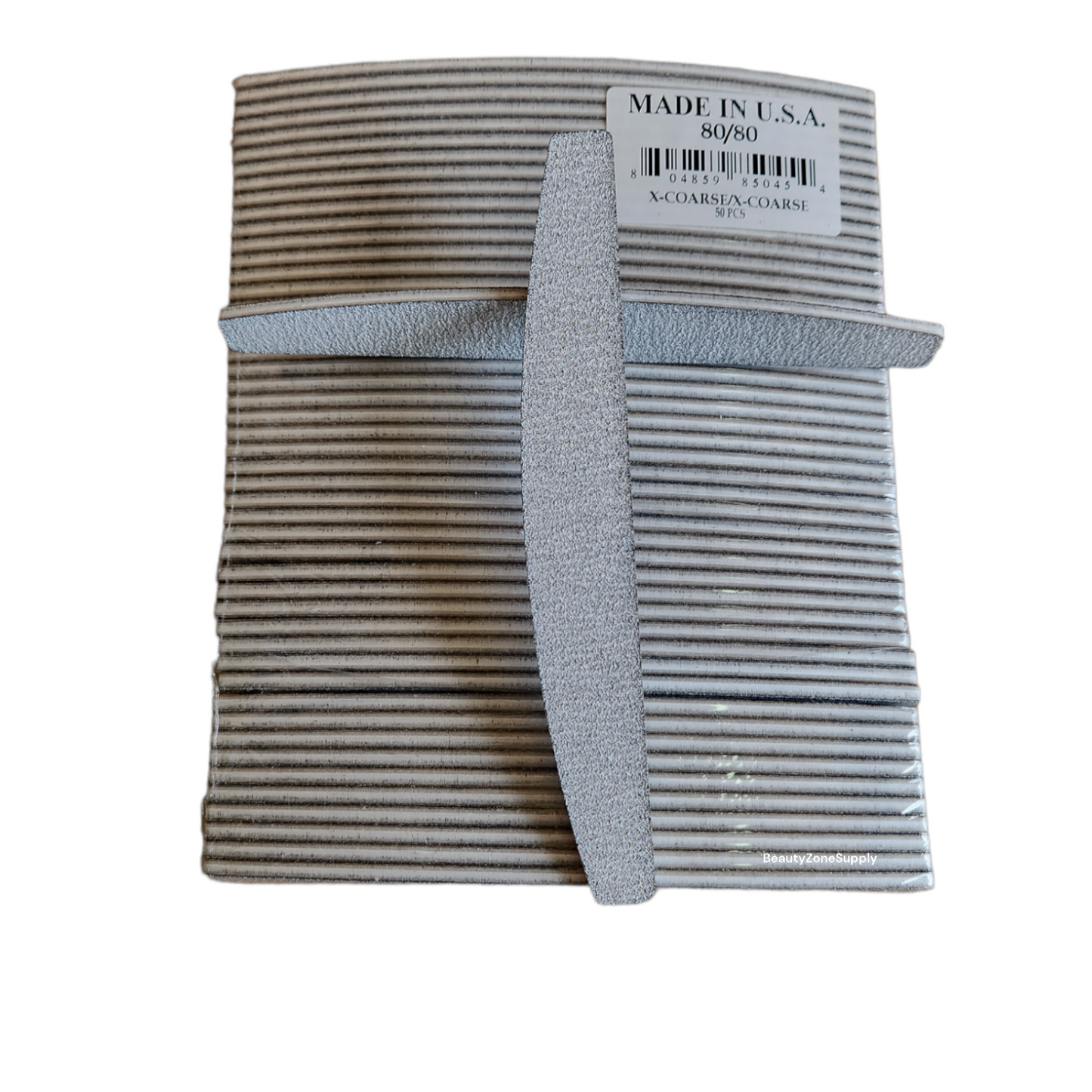 Monika Nail File 80/80 Zebra Harbor Bridge 50 pcs #F093