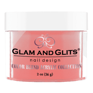 Glam & Glits Acrylic Powder Color Blend Peach Please 2 Oz- Bl3022-Beauty Zone Nail Supply