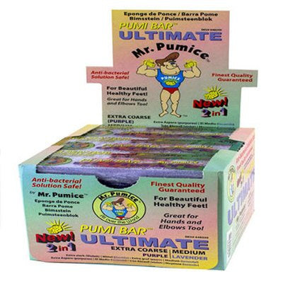 Mr. Pumice Pumi bar Ultimate 2 color (Box 12 pc) #648250-Beauty Zone Nail Supply