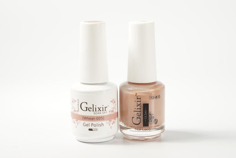 Gelixir Duo Gel & Lacquer Wheat 1 PK #005-Beauty Zone Nail Supply