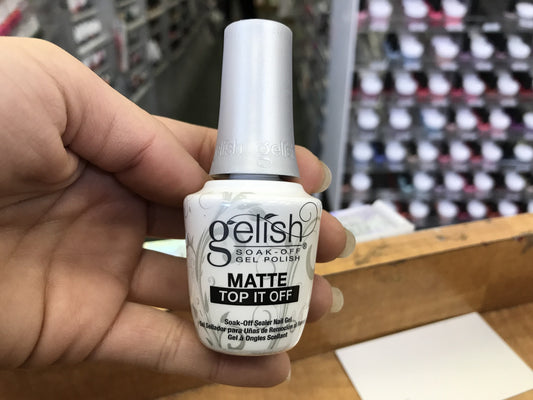 Gelish Matte Top Coat Sealer 0.5 oz #1140001-Beauty Zone Nail Supply