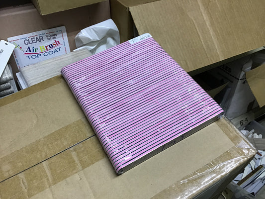 REG 100/100 B/P FILE KIKI PK #F175P-Beauty Zone Nail Supply