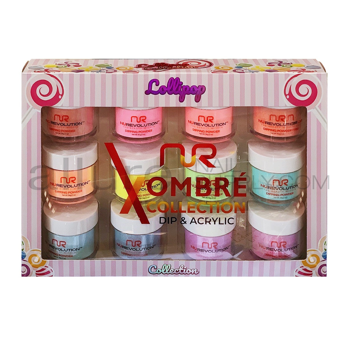 Nurevolution Dip Powder Lollipop Collection (12) Kit-Beauty Zone Nail Supply