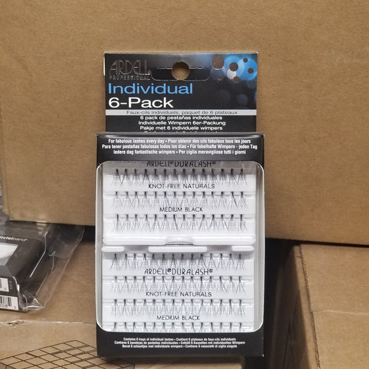 Ardell Individual Naturals 6 Pack Knot Free Medium 60078-Beauty Zone Nail Supply
