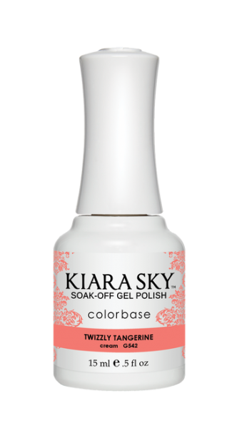 Kiara Sky Gel -G542 Twizzly Tangerine-Beauty Zone Nail Supply