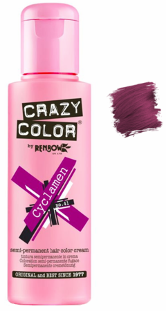Crazy Color vibrant Shades -CC PRO 41 CYCLAMEN 150ML-Beauty Zone Nail Supply