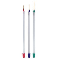 3 PCS NAIL ART STRIPING BRUSH-Beauty Zone Nail Supply