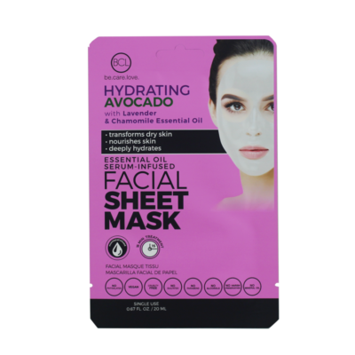 BCL Essential Oil Facial Sheet Mask - Avocado-Beauty Zone Nail Supply