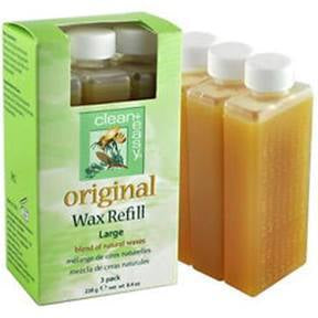 Clean & Easy Large Original Wax Refill - 3 pk #41631-Beauty Zone Nail Supply