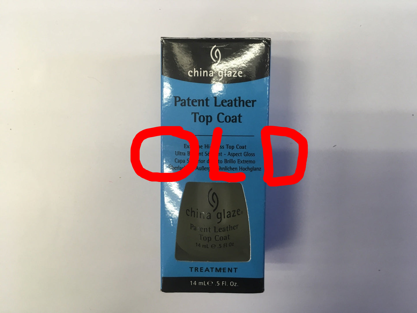 China Glaze Patent Leather Top Coat 0.5oz #70279-Beauty Zone Nail Supply