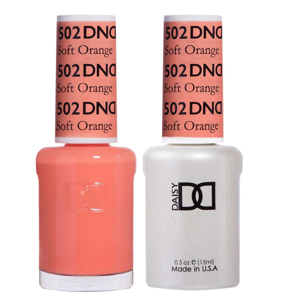 DND Duo Gel & Lacquer Soft Orange #502