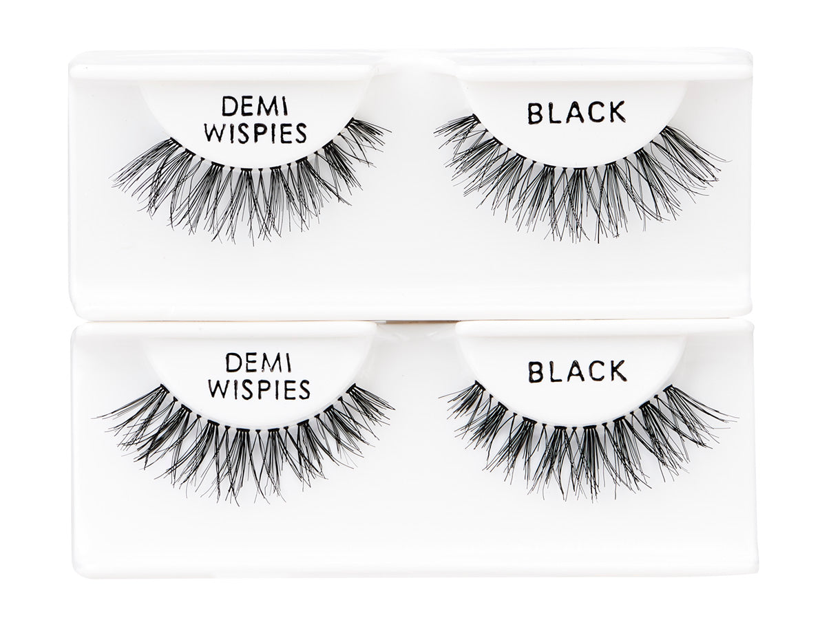 Ardell Strip Lash Natural Demi Wispies 6-Pack Black #60066-Beauty Zone Nail Supply