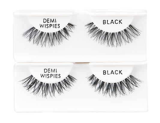 Ardell Strip Lash Natural Demi Wispies 6-Pack Black #60066-Beauty Zone Nail Supply