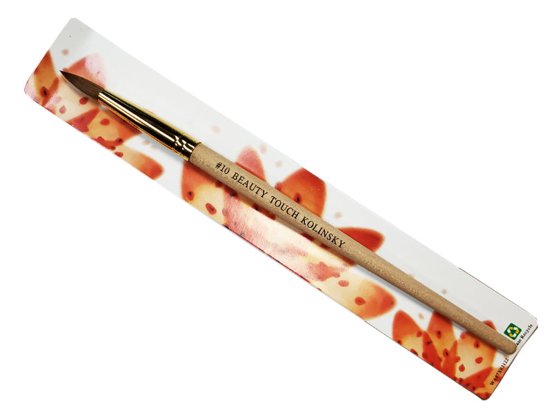 Beauty Touch kolinsky nail acrylic brush size 10-Beauty Zone Nail Supply