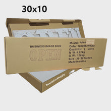 Load image into Gallery viewer, Business Sign LED Open Sign 30x10 in OP3010