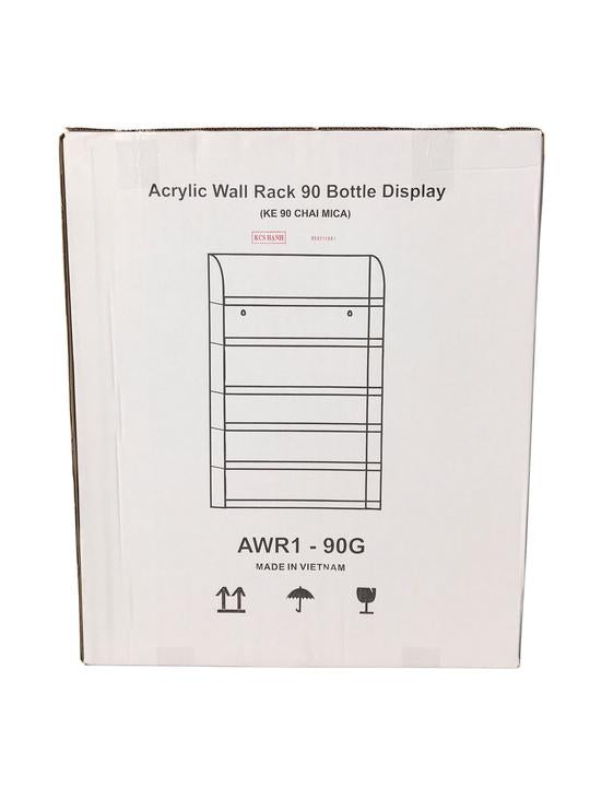 WR002 Wall Rack NAIL POLISH 90 Bottle ACRYLIC-Beauty Zone Nail Supply