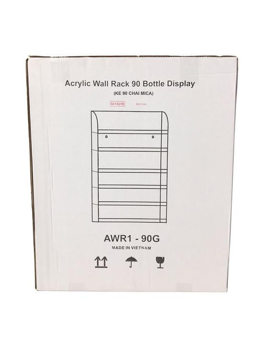 WR002 Wall Rack NAIL POLISH 90 Bottle ACRYLIC-Beauty Zone Nail Supply
