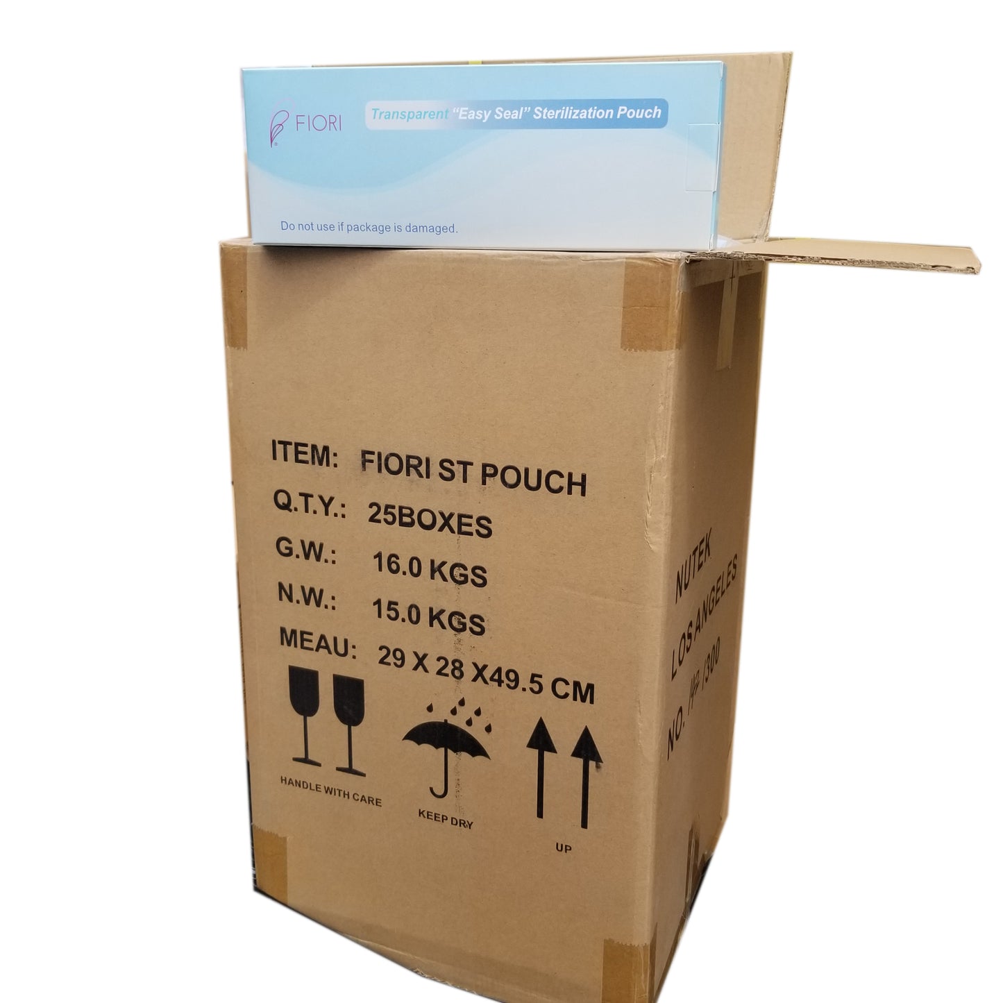 Fiori Sterilization Pouch 3.5 x 9 200 pcs.-Beauty Zone Nail Supply