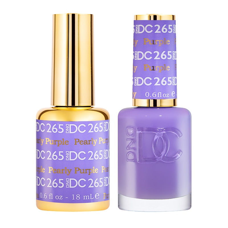 DND DC DUO Pearly Purple 0.5 oz #265
