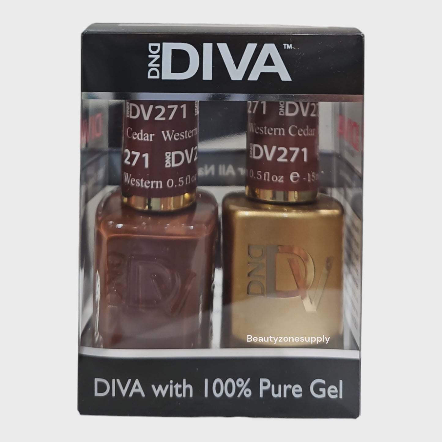DND Diva Duo Gel & Lacquer 271 Western Cedar