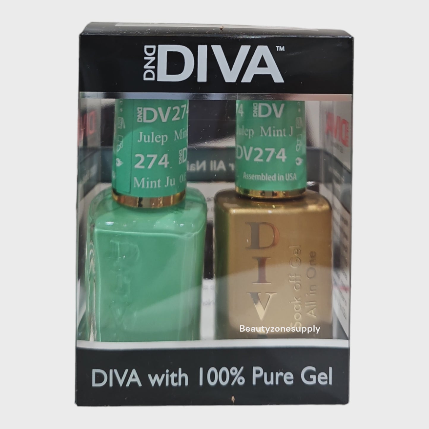 DND Diva Duo Gel & Lacquer 274 Mint Julep