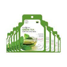 Dearderm Green Tea Age-Eraser Mask 10pcs