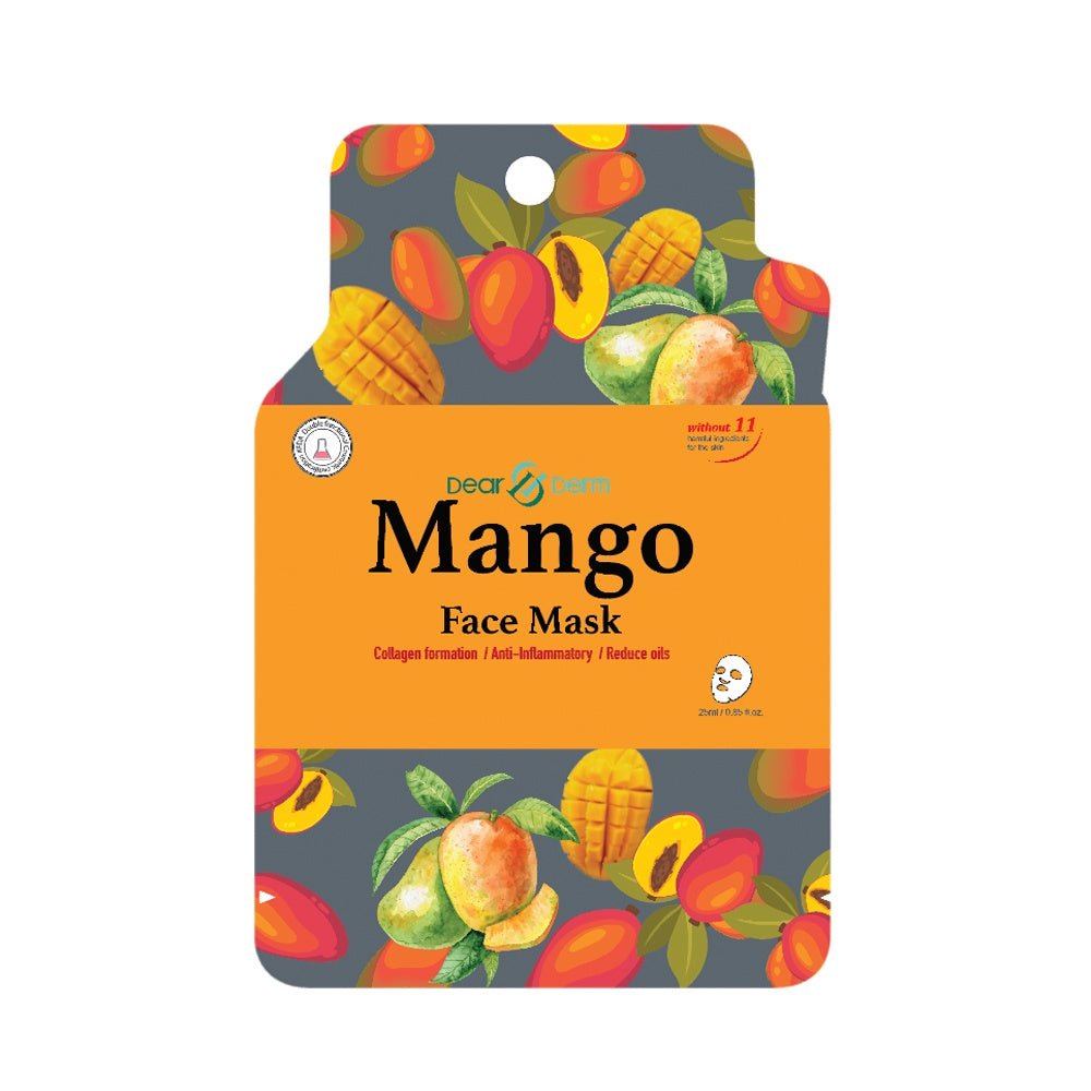 Dearderm Mango Face Mask (10pcs)