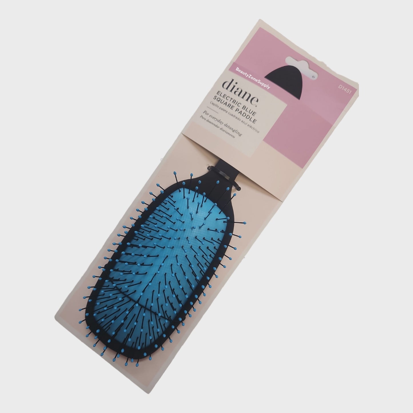 Diane Electric Blue Square Paddle Hair brush D1451