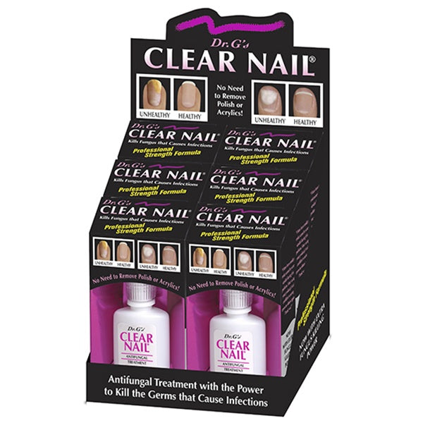 Dr. G's Clear Nail It kills fungus Display 6 pcs 0.5 oz #100012