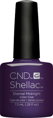 Cnd Shellac Eternal Midnight .25 Fl Oz-Beauty Zone Nail Supply
