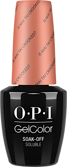 OPI GelColor Is Mai Tai Crooked? #GCH68-Beauty Zone Nail Supply