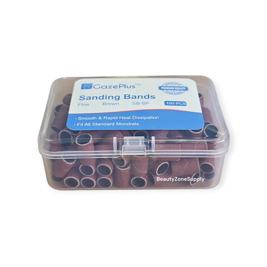 Gaze Plus Sanding Bands Brown 100 ct