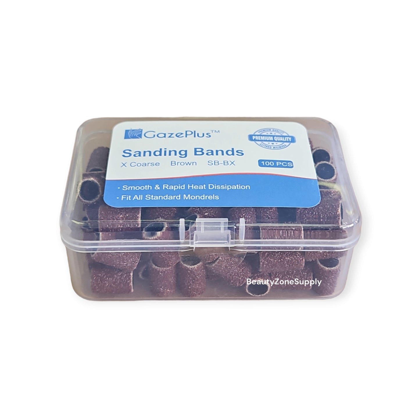 Gaze Plus Sanding Bands Brown 100 ct