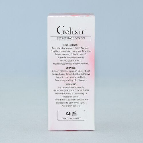 Gelixir Soak Off Secret Base Design 0.5 oz-Beauty Zone Nail Supply