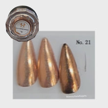 Load image into Gallery viewer, Hang New Chrome Effects Powder Holo Copper Jar #21