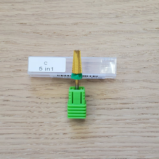 Ionica 5 in 1 Drill Bits Cone Carbide 3/32-Beauty Zone Nail Supply