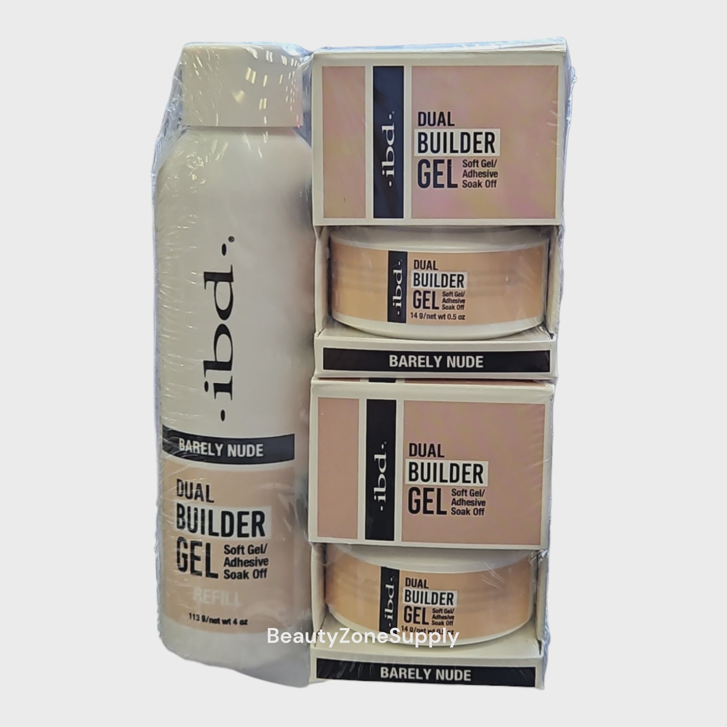Ibd Bundle Dual Builder Gel Barely Nude #37437
