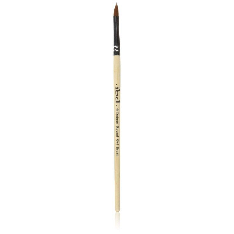 Ibd Deluxe Gel Brush Round Wood handle #60863
