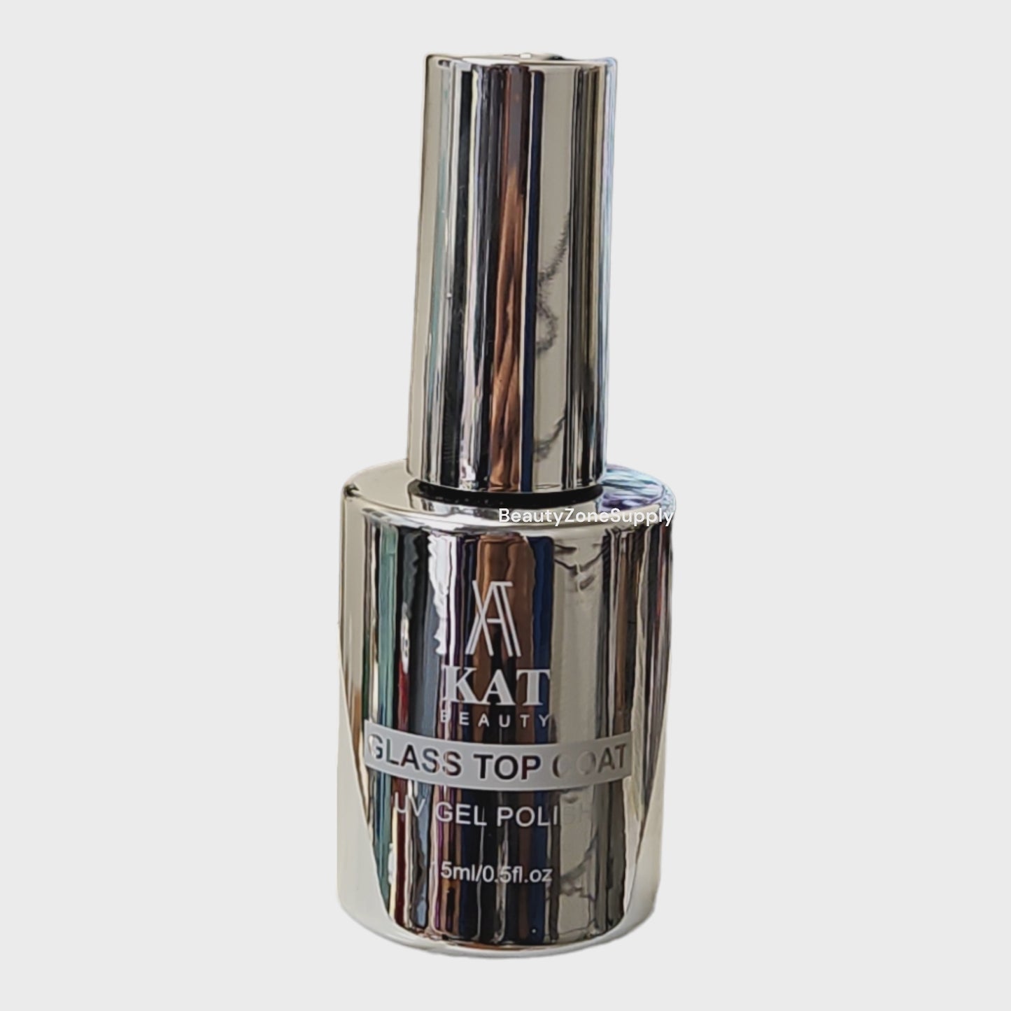 KAT Beauty Glass Top Coat UV Gel Polish 15ml/0.5oz