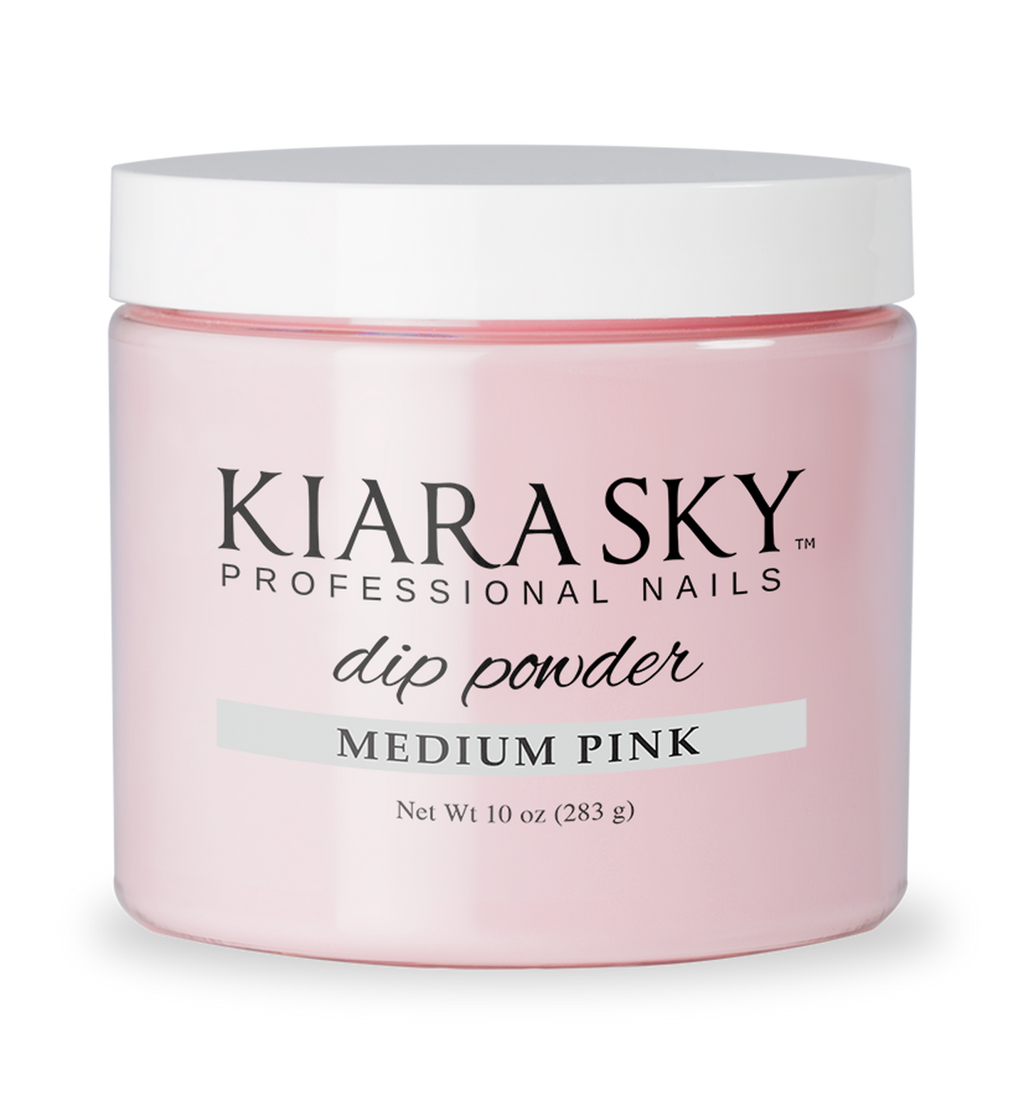 Kiara Sky Dipping Powder 10 oz Refill Medium PINK-Beauty Zone Nail Supply