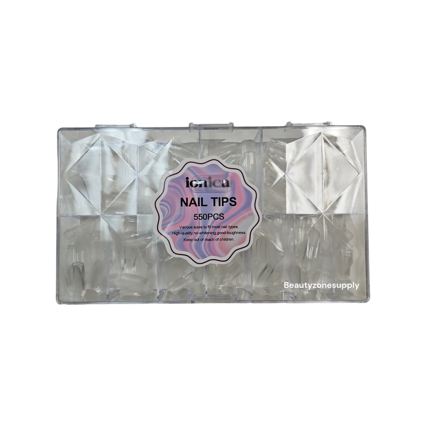 Monika Gel X Flex Gel Square Medium matteNt5504 550 tips