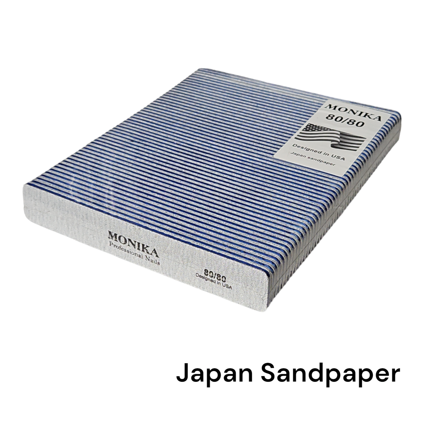 Monika Nail File Jumbo 7" 80/80 Zebra 50 pc #MF04