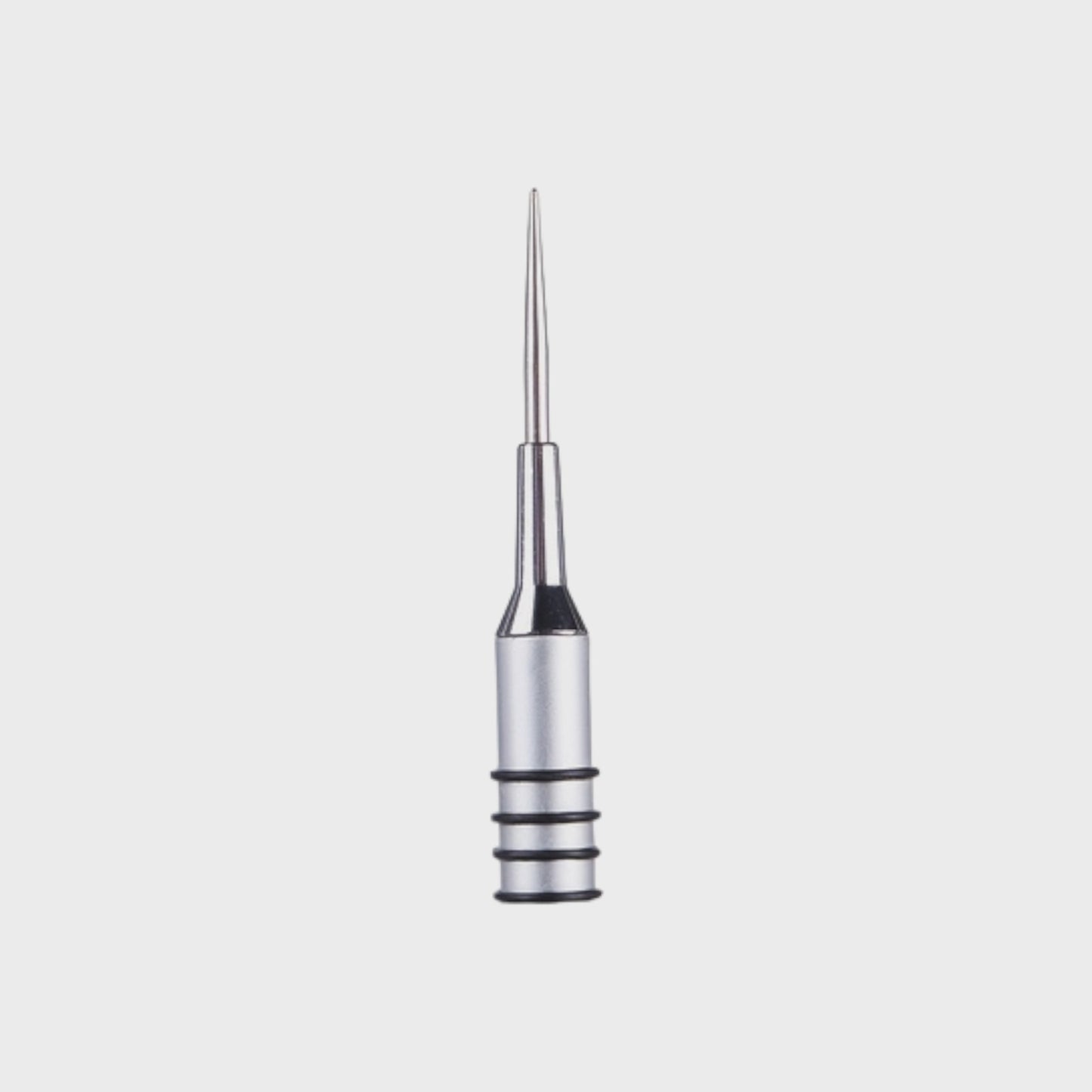Nail Art Design 3D Silver handle 3 rubber Point