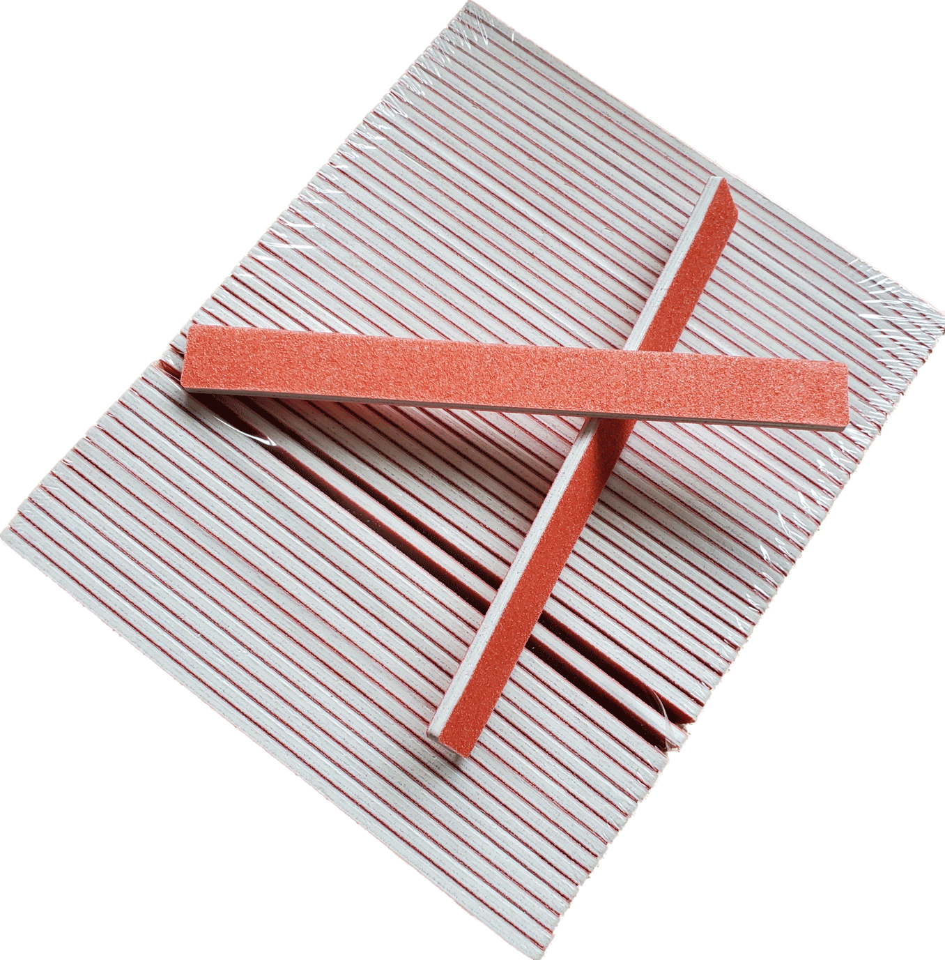 Nail File Square 7" 80/80 Mylar 50 pc #F523