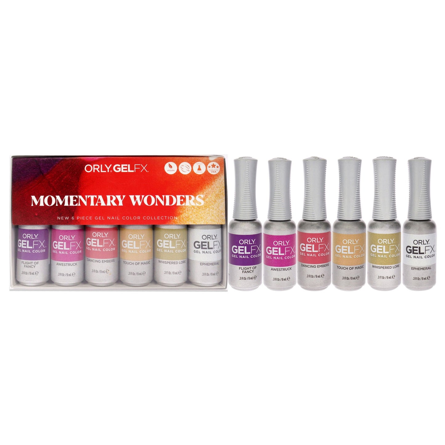 Orly Gel Fx Momentary Wonders Nail Set 6 pcs