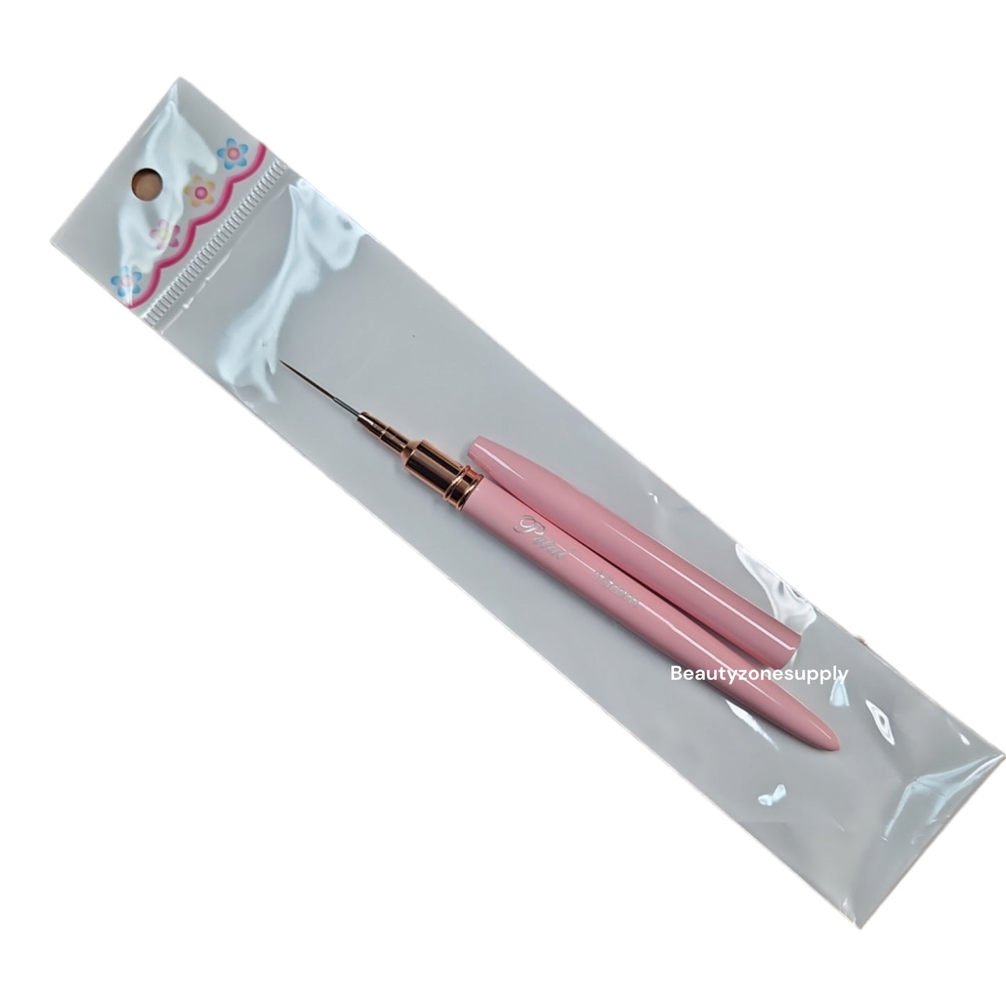Petal 3d Nail Art Brush 15 mm Pink Handle NAB-P15