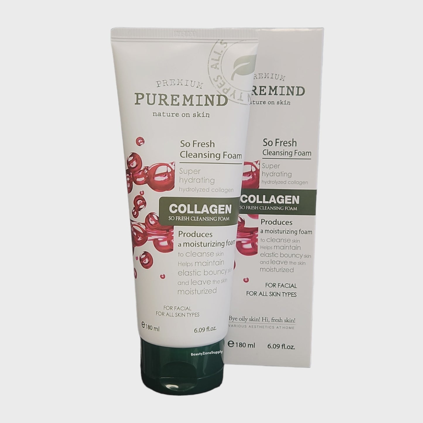Pure Mind Premium So Fresh Cleansing Foam 180 ml 6.09 fl.oz