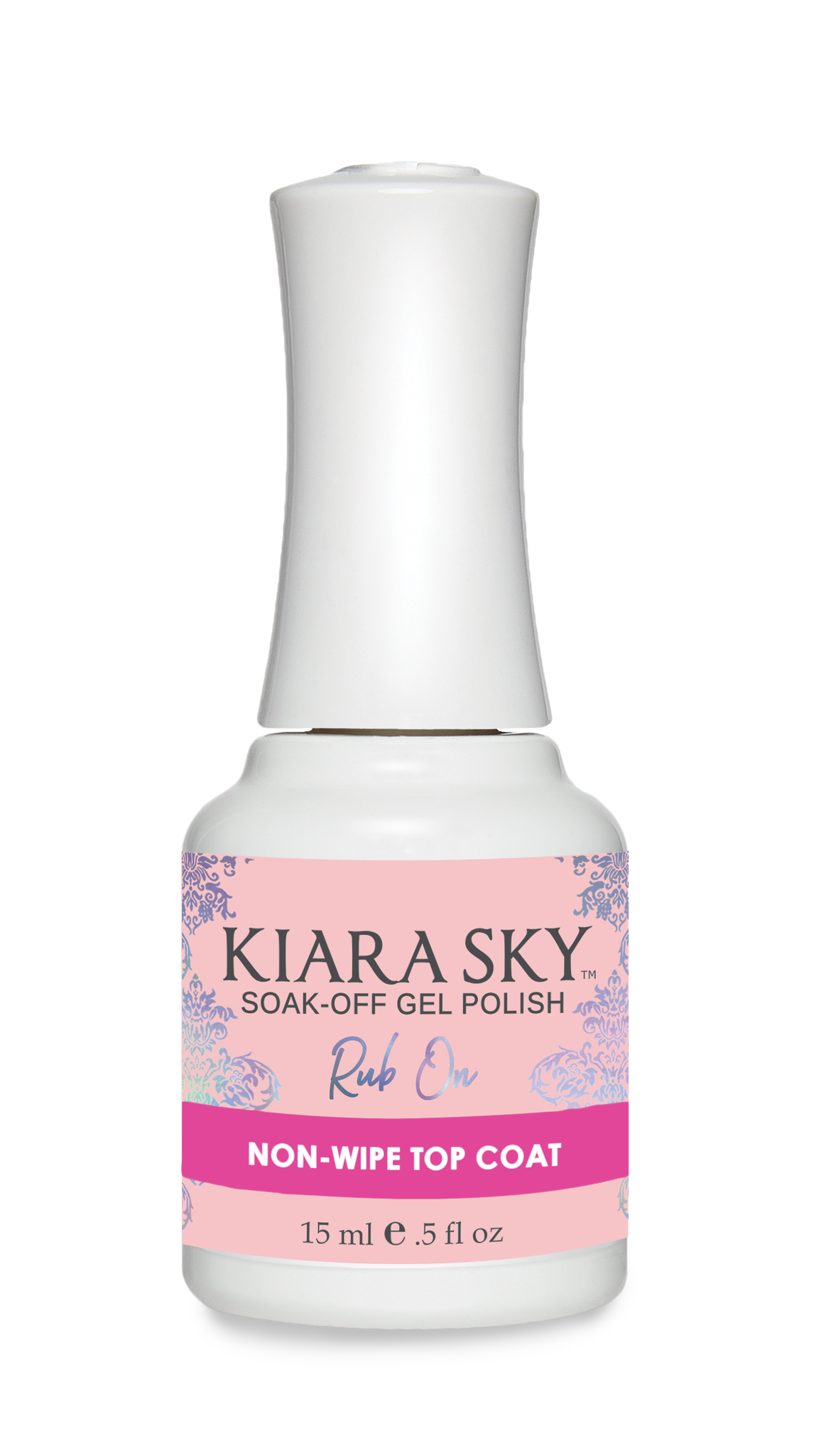 Kiara Sky Gel Rub On Non-Wipe Top Coat 0.5Oz / 15Ml-Beauty Zone Nail Supply